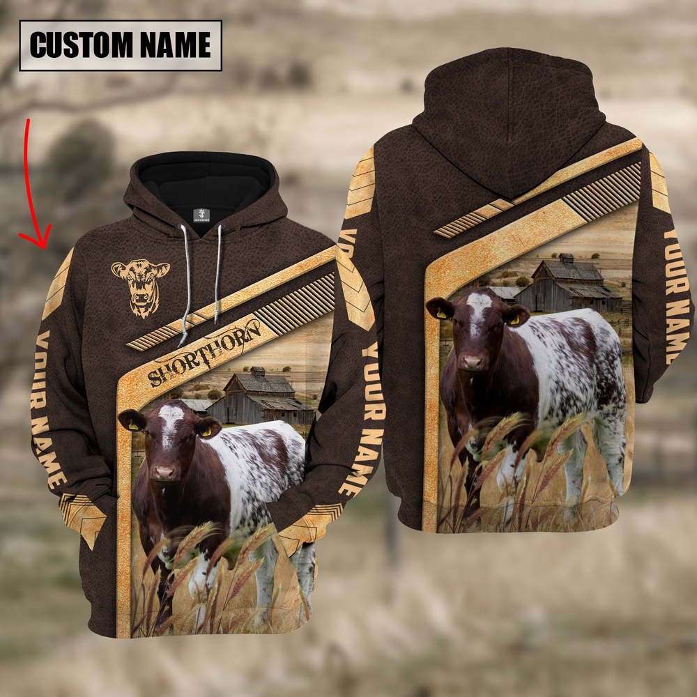 Shorthorn On The Meadow Custom Name Hoodie Farm Hoodie Farmher Shirt 1 s7jkv9.jpg Shorthorn On The Meadow Custom Name Hoodie Farm Hoodie Farmher Shirt 1 s7jkv9.jpg