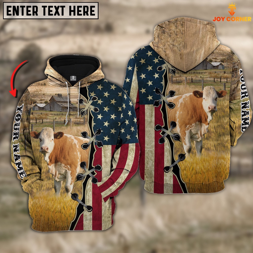 Simmental On Farms Custom Name American Flag 3D Shirt Farm Hoodie Farmher Shirt 1 juif8t.jpg Simmental On Farms Custom Name American Flag 3D Shirt Farm Hoodie Farmher Shirt 1 juif8t.jpg