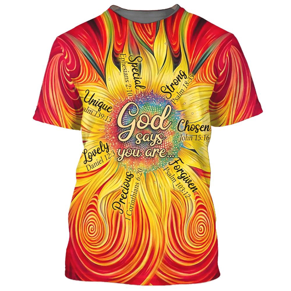 Sunflower God Say You Are 3D T Shirt Christian T Shirt Jesus Tshirt Designs Jesus Christ Shirt 1 e3zyug.jpg Sunflower God Say You Are 3D T Shirt Christian T Shirt Jesus Tshirt Designs Jesus Christ Shirt 1 e3zyug.jpg