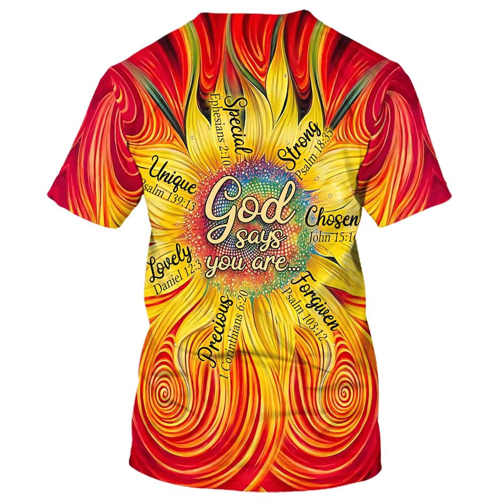 Sunflower God Say You Are 3D T Shirt Christian T Shirt Jesus Tshirt Designs Jesus Christ Shirt 2 mx6r5s.jpg Sunflower God Say You Are 3D T Shirt Christian T Shirt Jesus Tshirt Designs Jesus Christ Shirt 2 mx6r5s.jpg