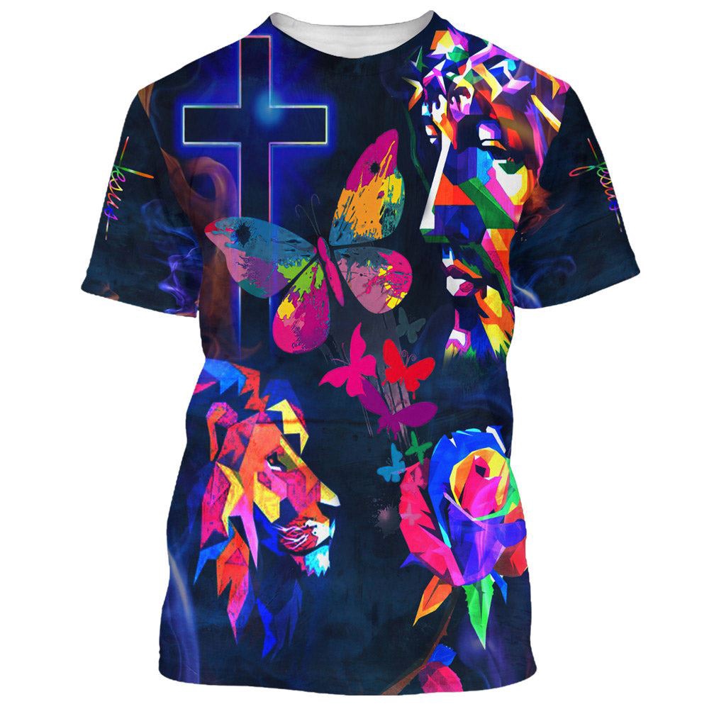 Sunflower Jesus Cross Butterfly 3D T Shirt Christian T Shirt Jesus Tshirt Designs Jesus Christ Shirt 1 rl1czr.jpg Sunflower Jesus Cross Butterfly 3D T Shirt Christian T Shirt Jesus Tshirt Designs Jesus Christ Shirt 1 rl1czr.jpg