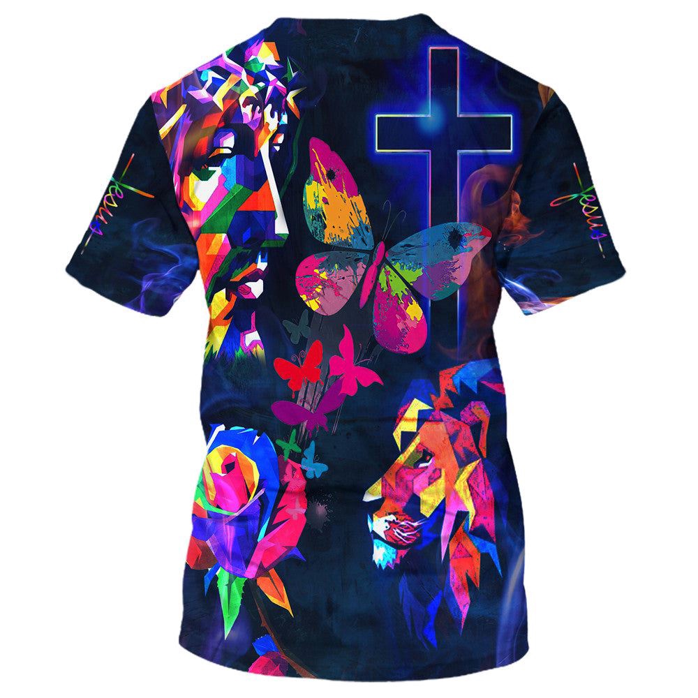 Sunflower Jesus Cross Butterfly 3D T Shirt Christian T Shirt Jesus Tshirt Designs Jesus Christ Shirt 2 l1ly01.jpg Sunflower Jesus Cross Butterfly 3D T Shirt Christian T Shirt Jesus Tshirt Designs Jesus Christ Shirt 2 l1ly01.jpg
