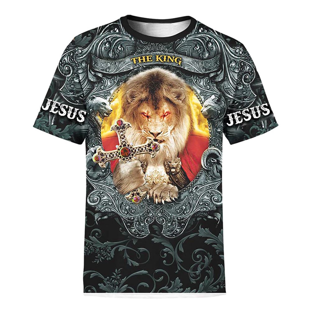 The King Jesus Lion 3D T Shirt Christian T Shirt Jesus Tshirt Designs Jesus Christ Shirt 1 d0bist.jpg The King Jesus Lion 3D T Shirt Christian T Shirt Jesus Tshirt Designs Jesus Christ Shirt 1 d0bist.jpg