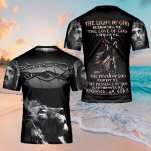 The Light Of God Surround Me Jesus 3D T Shirt Christian T Shirt Jesus Tshirt Designs Jesus Christ Shirt 1 hoi9ru.jpg