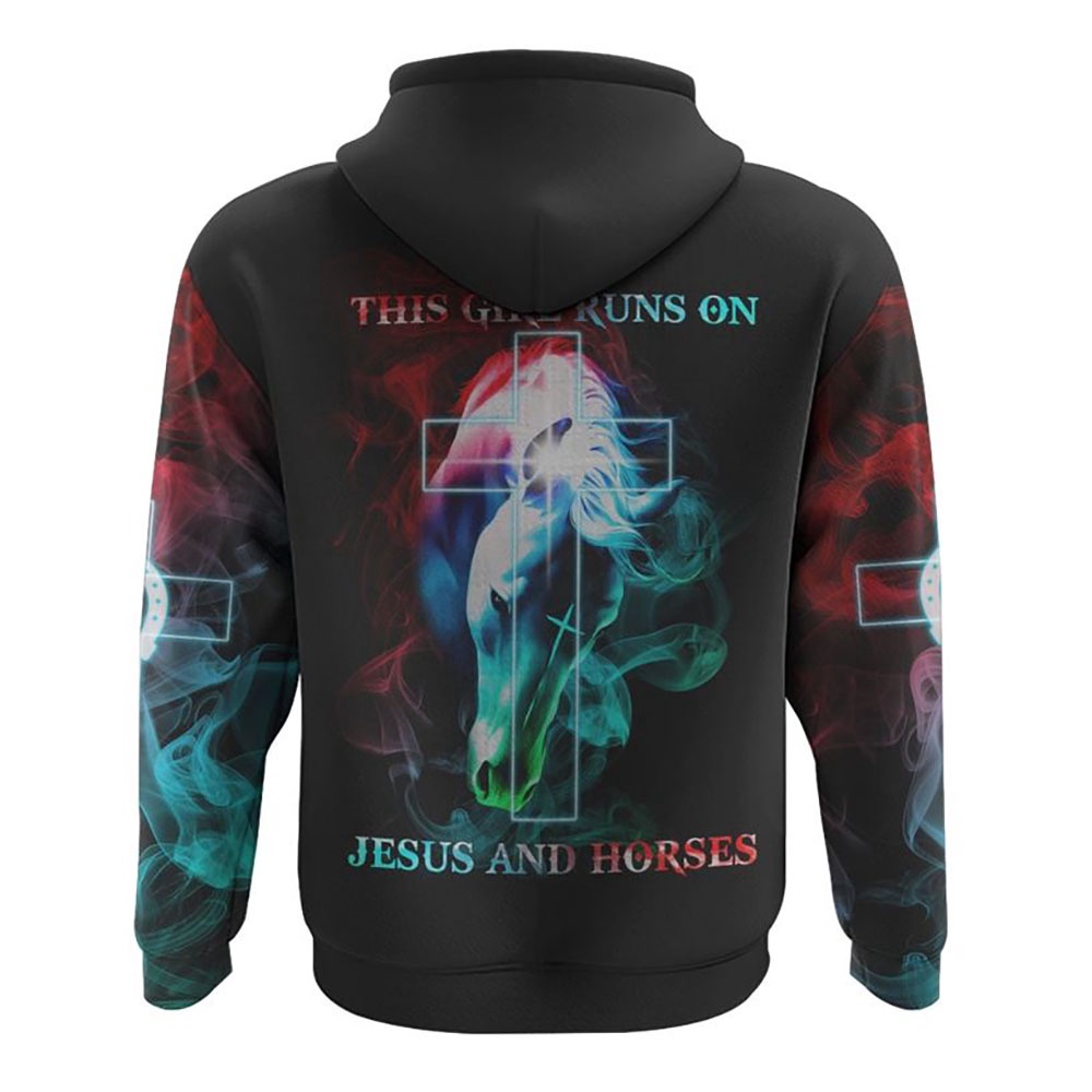 This Girl Runs On Jesus And Horse Colorful Smoke Hoodie Christian Hoodie Bible Hoodies Religious Hoodies 2 sy85go.jpg
