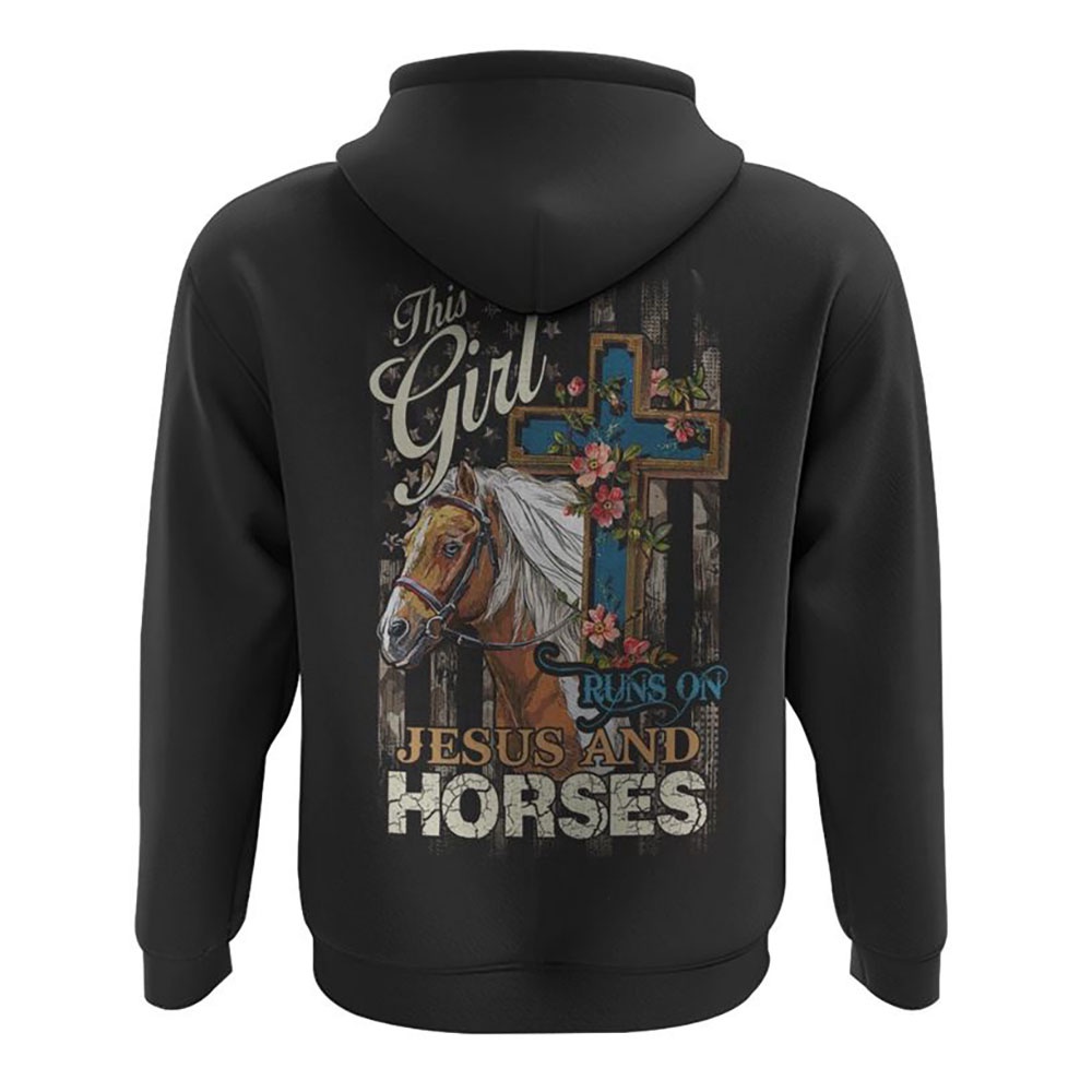 This Girl Runs On Jesus And Horses Cross Hoodie Christian Hoodie Bible Hoodies Religious Hoodies 2 c3ch7j.jpg