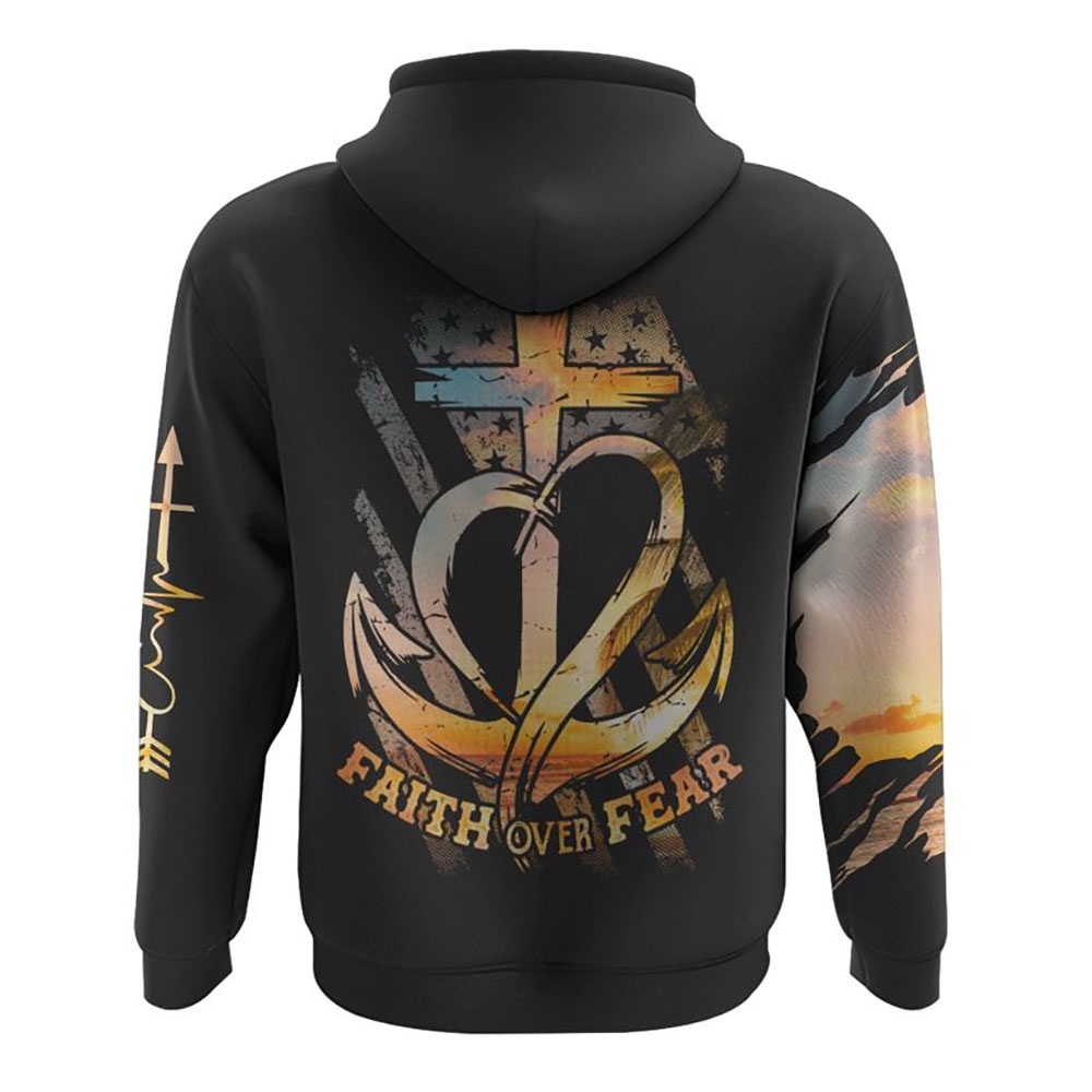 Vintage Faith Over Fear Sunset Hoodie Christian Hoodie Bible Hoodies Religious Hoodies 2 tlnndy.jpg