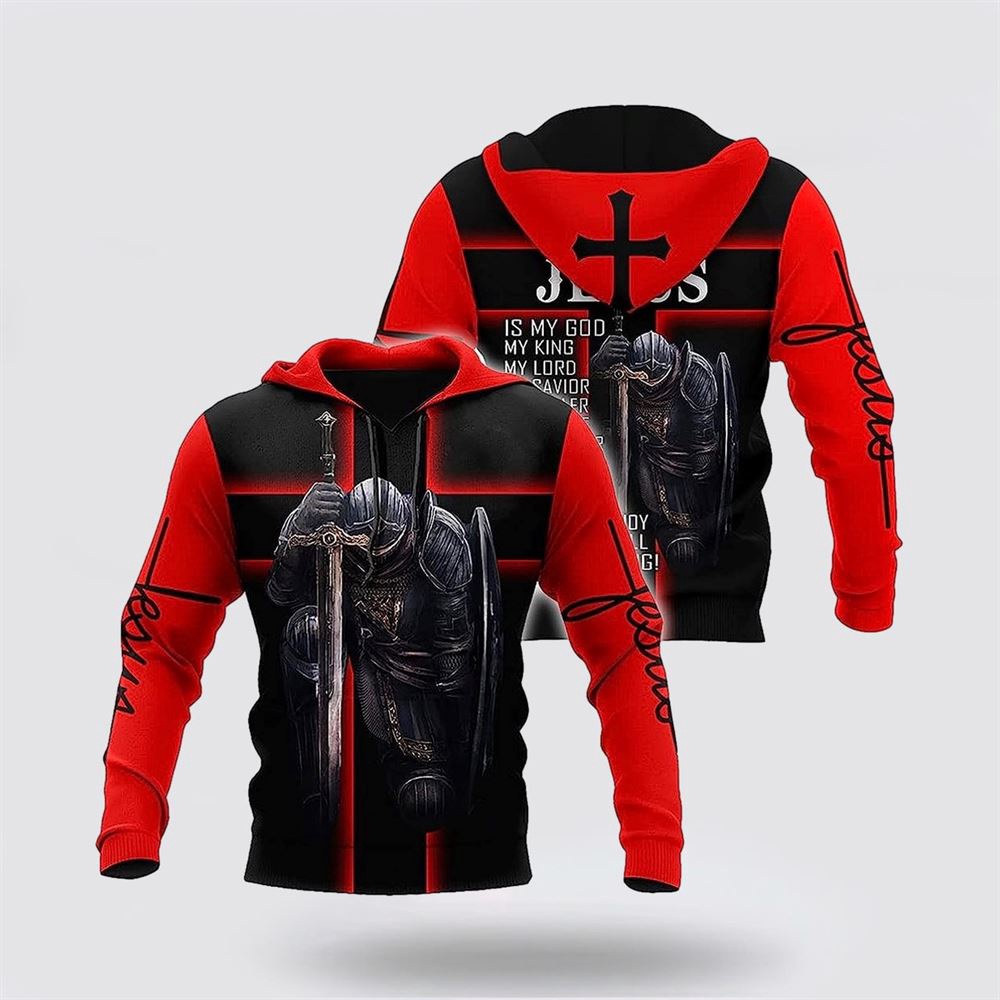 Warrior Jesus My God My King My Lord 3D Hoodie Christian Hoodie Bible Hoodies Scripture Hoodies 1 ltznlk.jpg