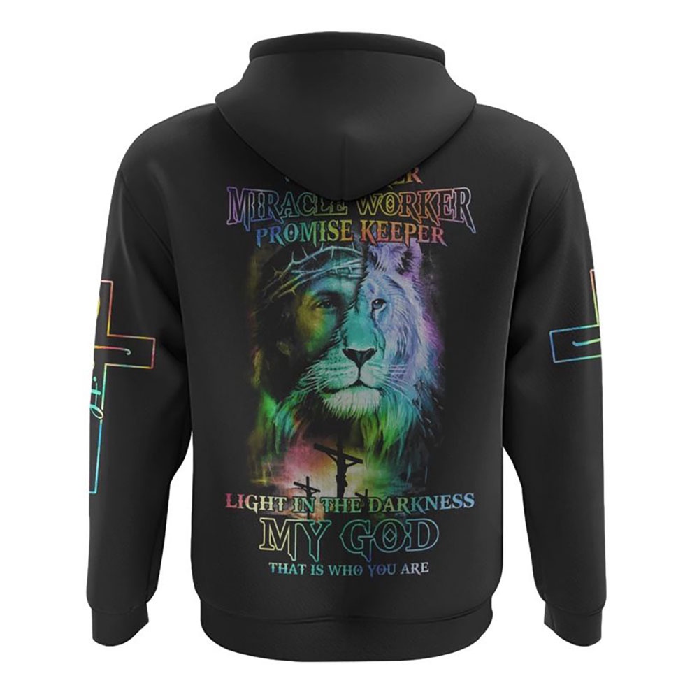 Way Maker Miracle Worker Colorful Lion Jesus Hoodie Christian Hoodie Bible Hoodies Religious Hoodies 2 fxhve5.jpg