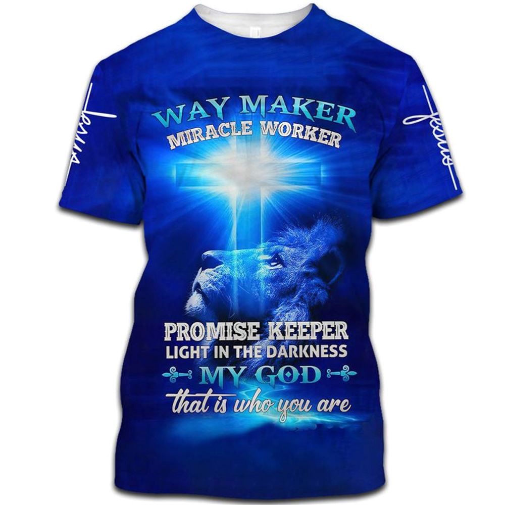 Way Maker Miracle Worker Lion Cross 1 3D T Shirt Christian T Shirt Jesus Tshirt Designs Jesus Christ Shirt 1 js8exk.jpg Way Maker Miracle Worker Lion Cross 1 3D T Shirt Christian T Shirt Jesus Tshirt Designs Jesus Christ Shirt 1 js8exk.jpg