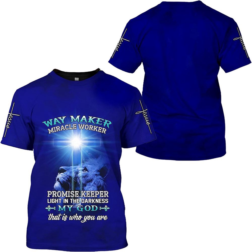 Way Maker Miracle Worker Lion Cross 2 3D T Shirt Christian T Shirt Jesus Tshirt Designs Jesus Christ Shirt 1 rliqpj.jpg Way Maker Miracle Worker Lion Cross 2 3D T Shirt Christian T Shirt Jesus Tshirt Designs Jesus Christ Shirt 1 rliqpj.jpg