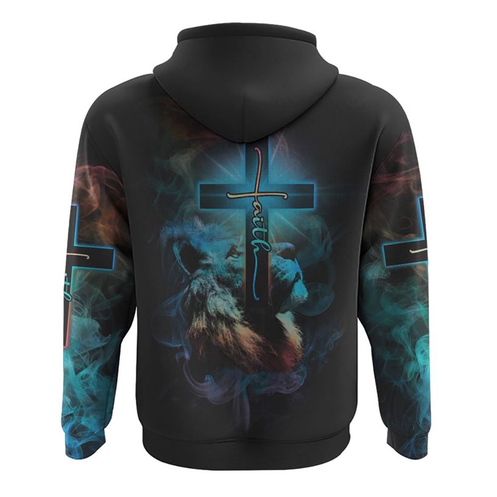 Way Maker Miracle Worker Lion Cross Smoke Hoodie Christian Hoodie Bible Hoodies Religious Hoodies 2 mezn5a.jpg