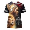 Way Maker Miracle Worker Lion Cross 3D T Shirt, Christian T Shirt, Jesus Tshirt Designs, Jesus Christ Shirt