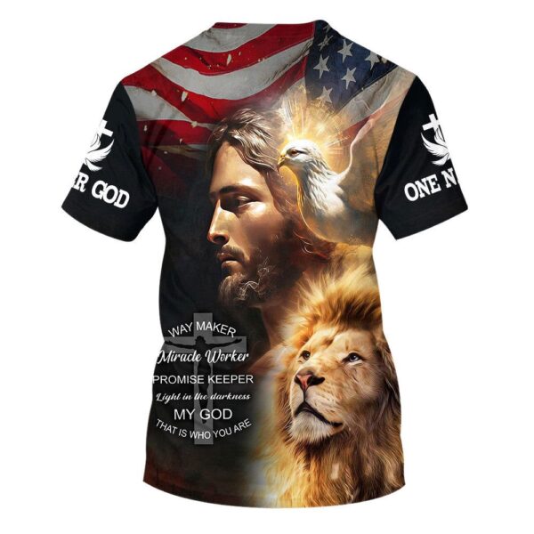 Way Maker Miracle Worker Promise Keeper Light Jesus 3D T Shirt, Christian T Shirt, Jesus Tshirt Designs, Jesus Christ Shirt