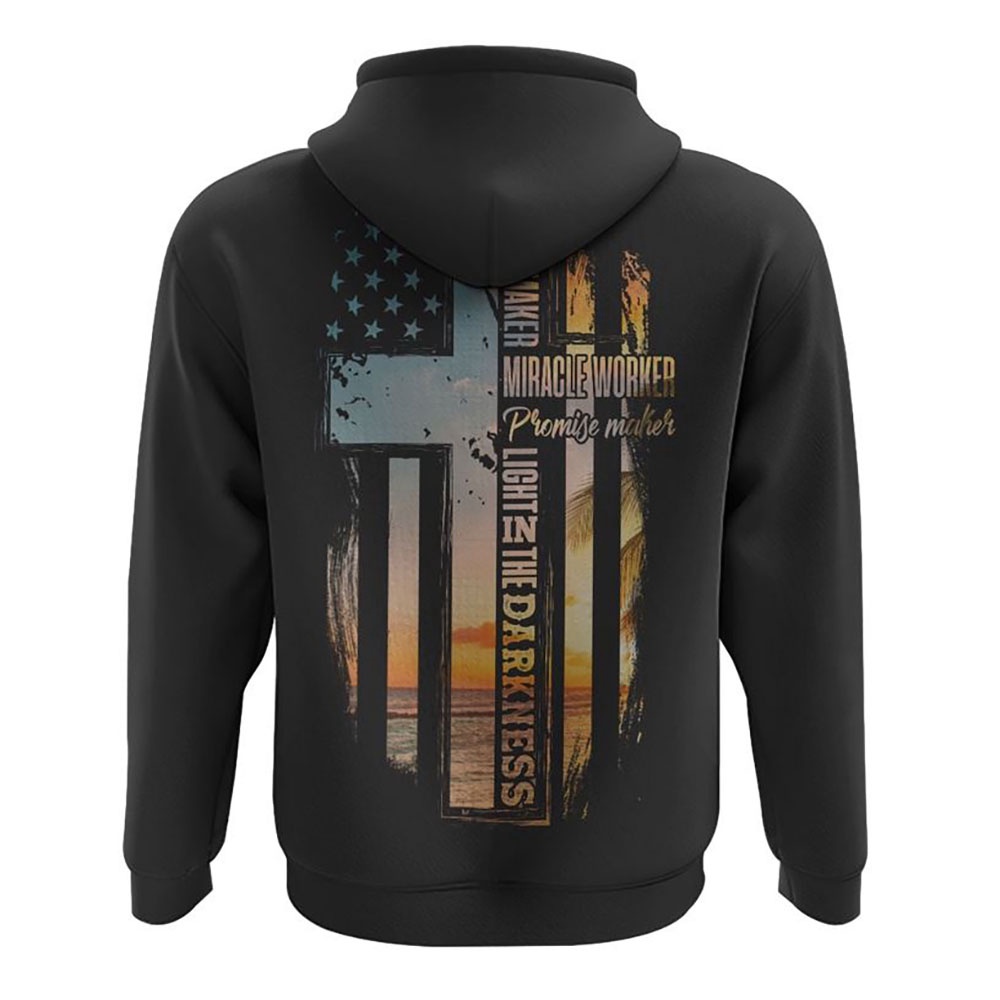 Way Maker Miracle Worker Sunset Beach Flag Half Cross Hoodie Christian Hoodie Bible Hoodies Religious Hoodies 2 qac537.jpg Way Maker Miracle Worker Sunset Beach Flag Half Cross Hoodie Christian Hoodie Bible Hoodies Religious Hoodies 2 qac537.jpg