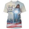 We Walk By Faith Not By Sight The Feet Of Jesus 3D T Shirt, Christian T Shirt, Jesus Tshirt Designs, Jesus Christ Shirt