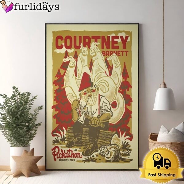 Courtney Barnett Pendarvis Farm In Happy Valley On August 4 2024 Poster Canvas