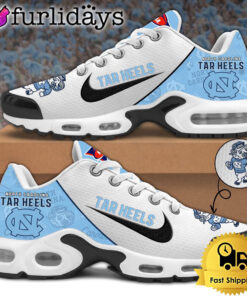 north carolina tar heels football mascot symbol custom air max plus shoes0468