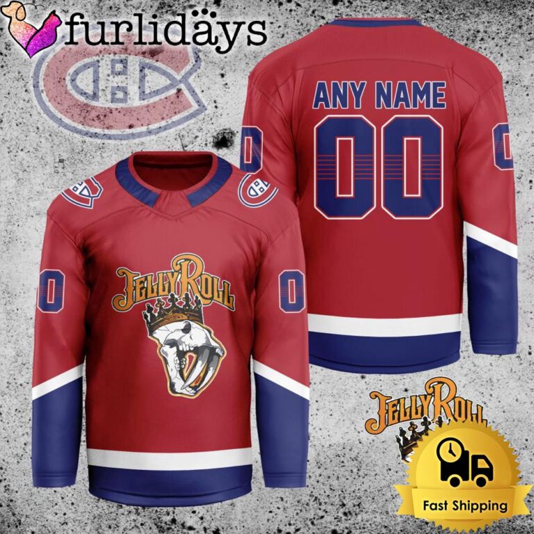 NHL Montreal Canadiens Jelly Roll New Custom Hockey Jersey