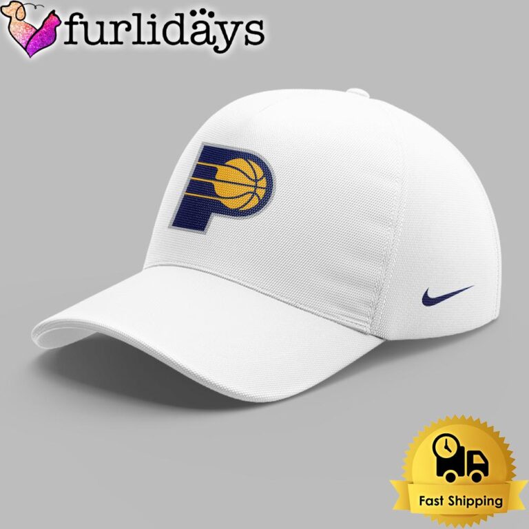 Pacers Basketball 2025 Limited White Cap