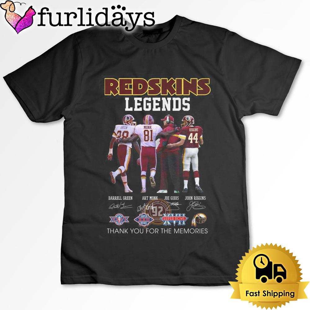 Washington Redskins legends T Shirt Washington Redskins legends T Shirt