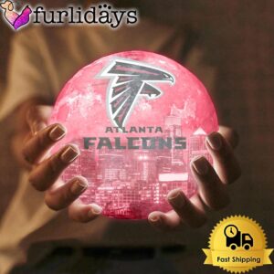 Atlanta Falcons Team Logo Skyline Color…