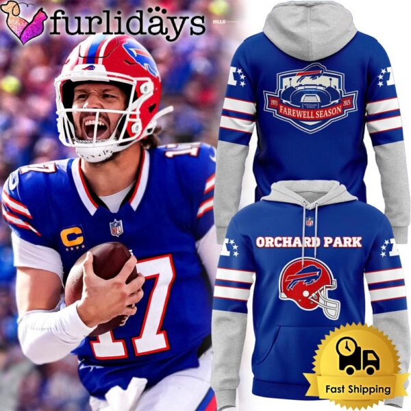 Buffalo Bills Red Helmets Back Hoodie
