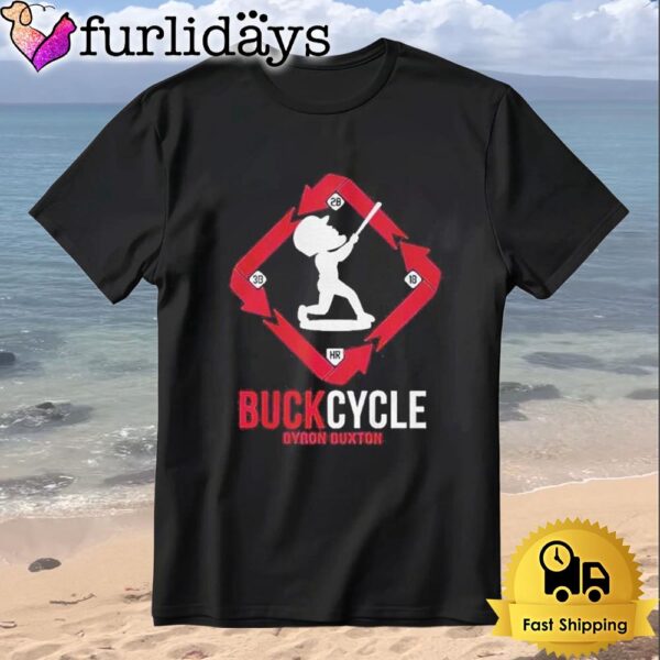 Byron Buxton Buck Cycle Minnesota Baseball T-Shirt