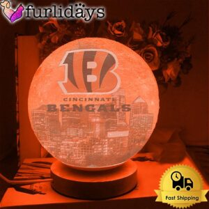 Cincinnati Bengals Team Logo Skyline Color…