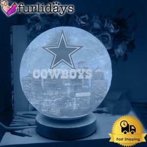 Dallas Cowboys Team Logo Skyline Color…