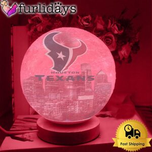 Houston Texans Team Logo Skyline Color…