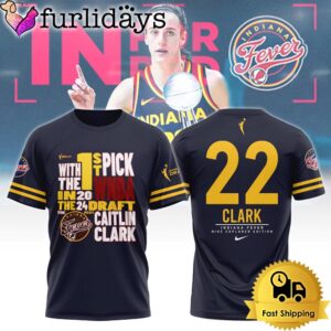Indiana Fever Caitlin Clark With WNBA The 1St Pick Unisex T-Shirt
