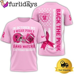 Las Vegas Raiders Pink Ribbon Shirt,…