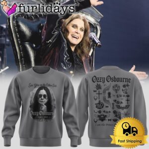 Limited Edition Ozzy Osbourne Prince of Darkness Gray Sweatshirt 2025
