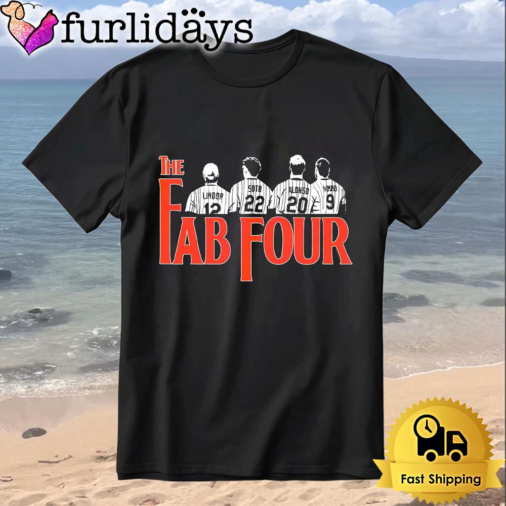 Lindor Soto Alonso Nimmo The Fab Four Baseball Lineup T-Shirt Lindor Soto Alonso Nimmo The Fab Four Baseball Lineup T-Shirt