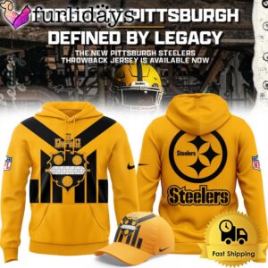 Men’s Pittsburgh Steelers Gold Alternate 1933…