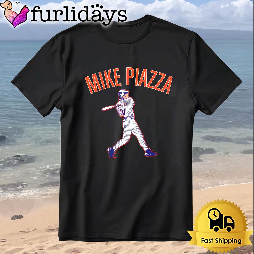Mike Piazza Home Run Swing Baseball Slugger Legend T-Shirt Mike Piazza Home Run Swing Baseball Slugger Legend T-Shirt
