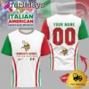 New England Patriots NFL Italian American Heritage Month 3D Shirt