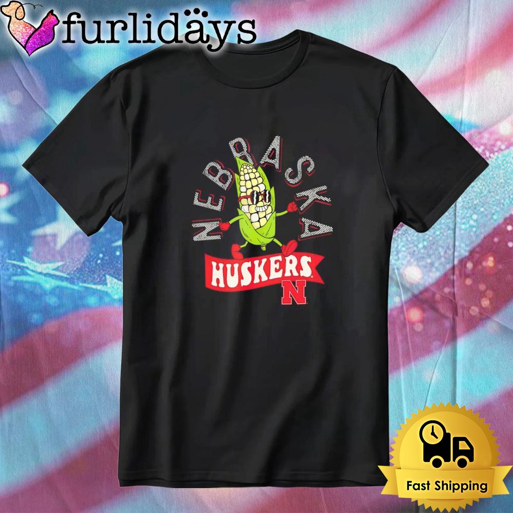 Nebraska Huskers Corn Vintage T-Shirt