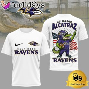 NFL Baltimore Ravens Dangerous Alligator Alcatraz…