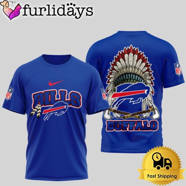 NFL Buffalo Bills Image Of The Spirit Of The Last Native Tribe 3D Shirt
