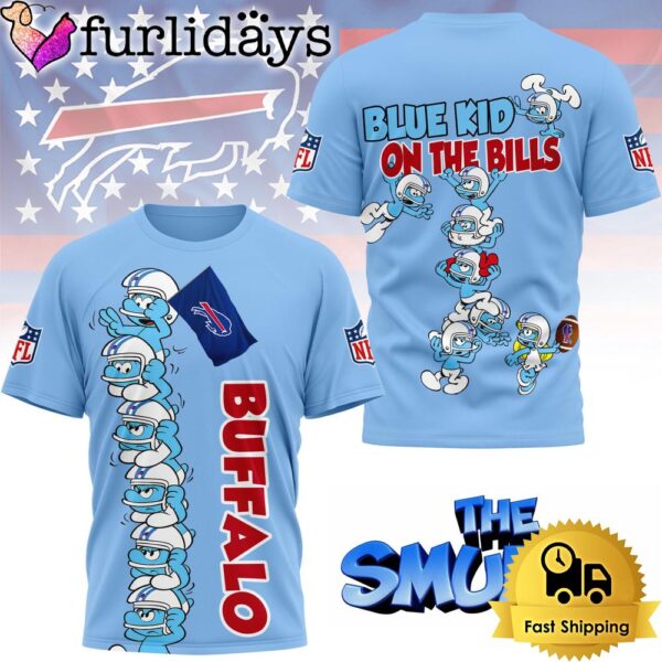 NFL Buffalo Bills The Smurfs 2025 3D T-Shirt