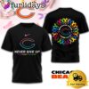 NFL Dallas Cowboys Never Give Up Fight Cancer In All Colors 3D T-Shirt