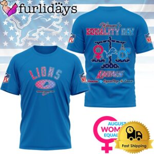 NFL Detroit Lions Happy Women’s Equality…