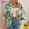 NFL Houston Texans Hawaii State Flower Beach Kimono Women