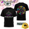 NFL Houston Texans Never Give Up Fight Cancer In All Colors 3D T-Shirt