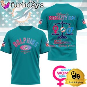 NFL Miami Dolphins Happy Women’s Equality…