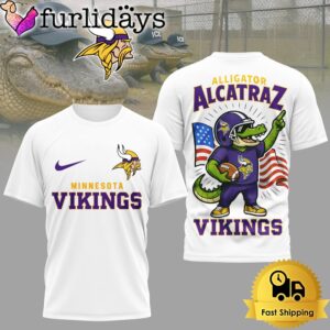 NFL Minnesota Vikings Dangerous Alligator Alcatraz…