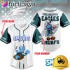 NFL San Francisco 49ers The Smurfs Movie Custom Name Baseball Jersey
