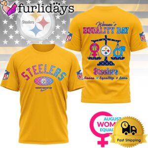 NFL Pittsburgh Steelers Happy Women’s Equality…
